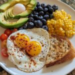 Avocado and Corn Breakfast Plate