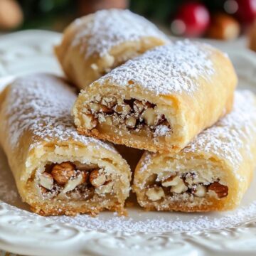 Italian Nut Roll Cookies