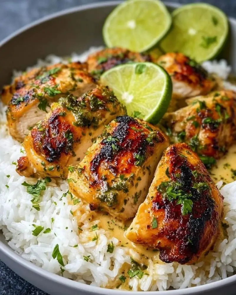 Coconut Lime Chicken with Rice